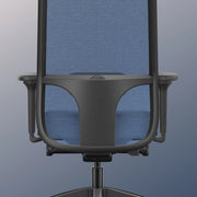 detail bureaustoel Milo LX232 blauw