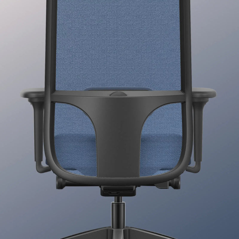 detail bureaustoel Milo LX232 blauw
