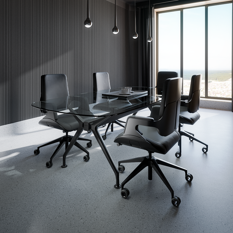 Bureaustoel Interstuhl Silver 262S lage rug