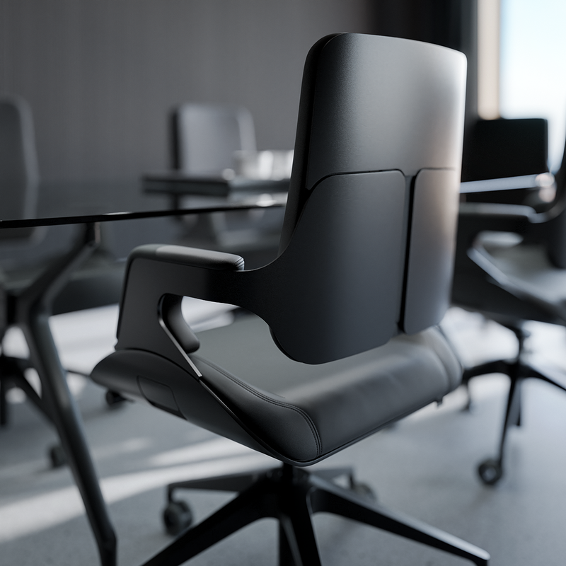 Bureaustoel Interstuhl Silver 262S lage rug