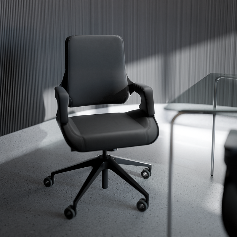 Bureaustoel Interstuhl Silver 262S lage rug