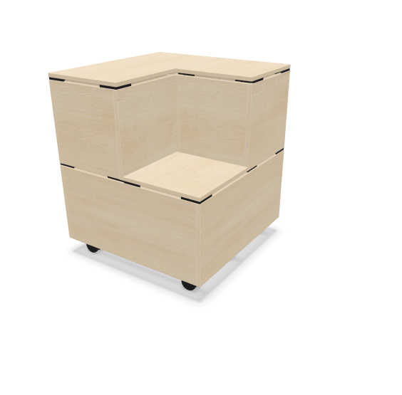 Tribune WINEA ELEMENTS  – Compleet recht model Diepte 80cm