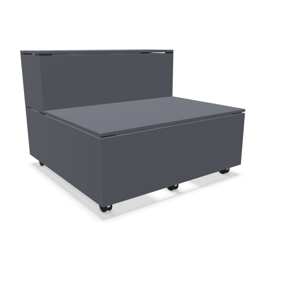 Tribune WINEA ELEMENTS  – Compleet recht model Diepte 120cm