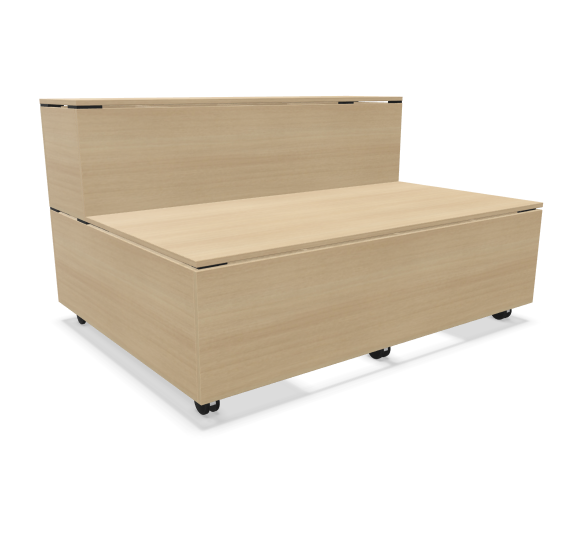 Tribune WINEA ELEMENTS  – Compleet recht model Diepte 120cm