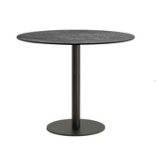 Tafelonderstel SC728 met vlakke ronde voet en ronde kolom H107cm