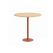 Tafelonderstel SC784 met vlakke ronde voet 60cm en ronde kolom H107cm