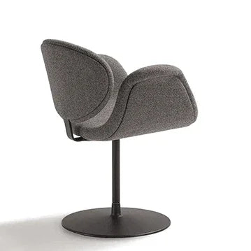 Artifort Little Tulip F163 bureaustoel met draaibare schijfvoet, grijs design kantoormeubilair