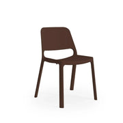 Bruine design kunststof stoel Kasper voor kantoor of vergaderruimte, kantoormeubilair