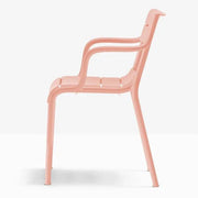 Roze design bureaustoel met armleuningen, modern kantoormeubilair, KANTOORMEUBELS.ONLINE