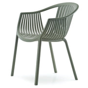 Groene design kunststof stoel Pedrali Tatami 306, modern kantoormeubilair, Kantoormeubels.online