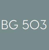 BG 503 kleurstaal op effen grijze achtergrond, geschikt voor design kantoormeubilair.