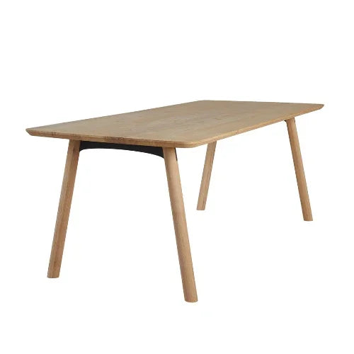 Houten design vergadertafel Breeze, minimalistisch kantoormeubilair voor werkplek of kantoor.