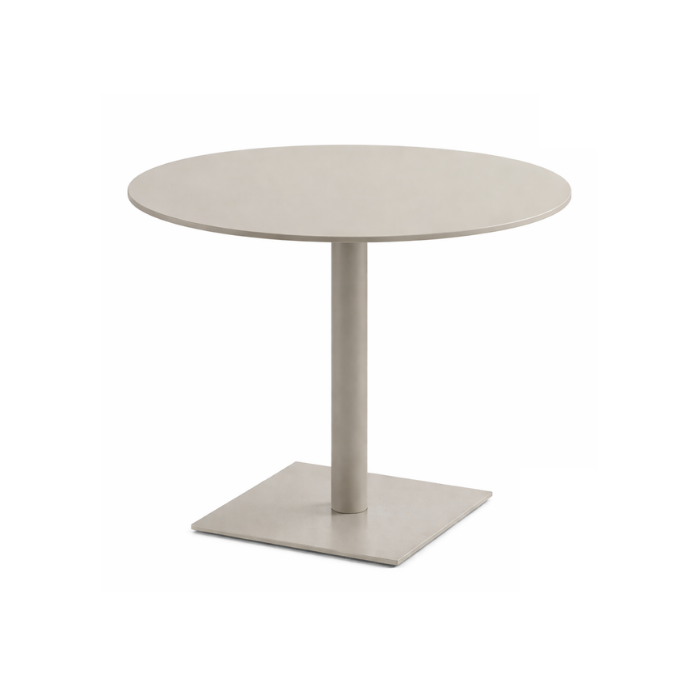 Tafelonderstel SC785 50x50cm vlakke vierkante voet en ronde kolom H73cm