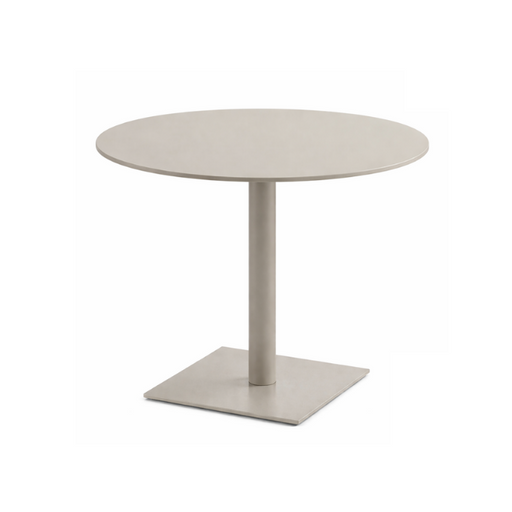 Tafelonderstel SC785 50x50cm vlakke vierkante voet en ronde kolom H73cm