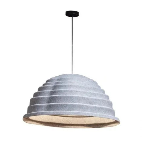 Design hanglamp voor kantoor, grijs en modern, geschikt voor werkplekken of vergaderruimte