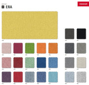 Kleurenstalen Interstuhl ERA stofgroep met diverse textielopties voor kantoorstoelen, kantoormeubilair.