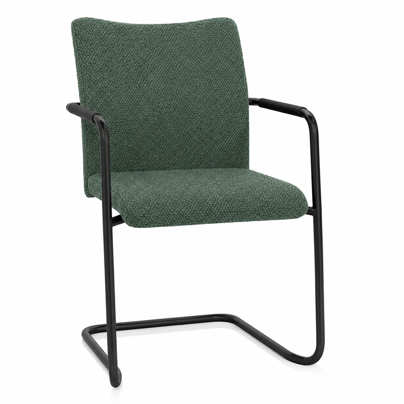 Stoel Alfa sledemodel met hoge rug | Voorraadmodel