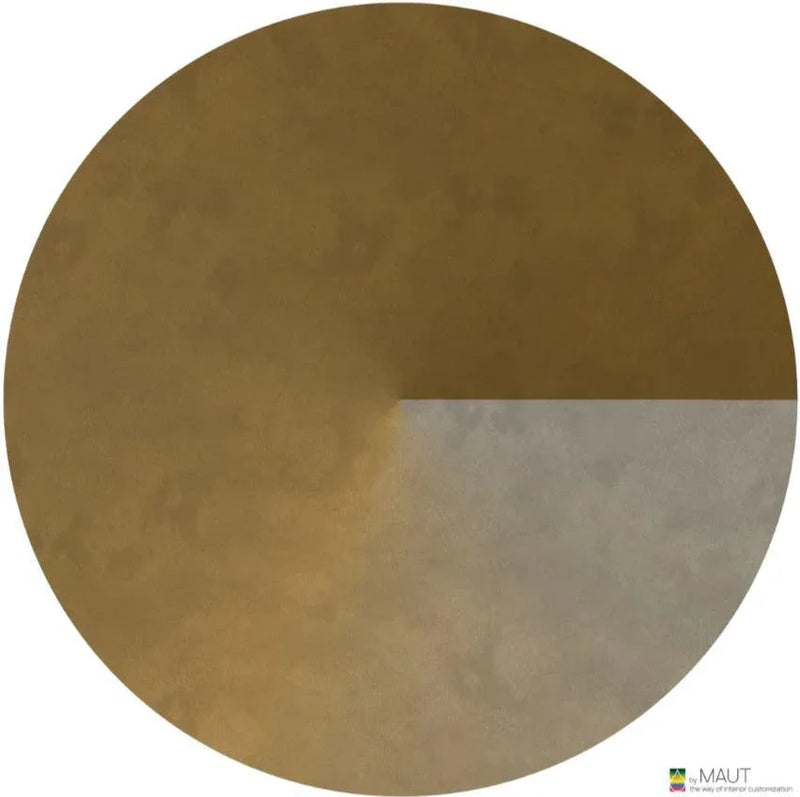 Carpet rond 200cm byMaut FELLO geel - KANTOORMEUBELS.ONLINE