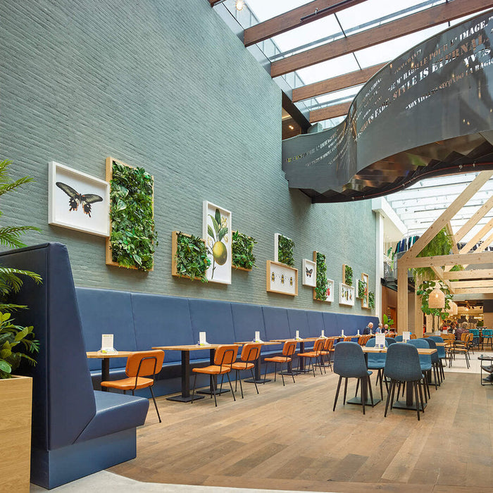 Wandbank of treinbank Aura / in vele kleuren en formaten