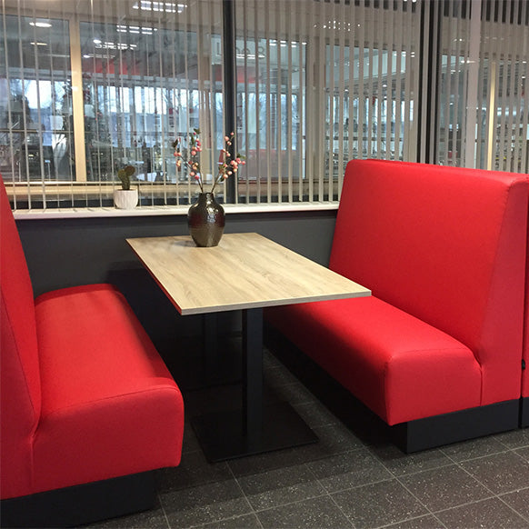 Wandbank of treinbank Aura / in vele kleuren en formaten